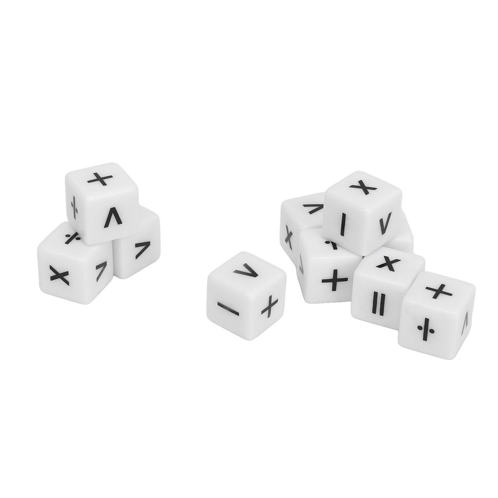 20pcs Teaching Dice Set Math Operation Dice Mathematical Operation Dices Math Teaching Classroom
