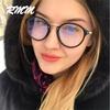Blue Light Glasses Frame Computer Glasses Spectacles Round Transparent Female Women's Eyeglasses Frame Optical Frames Clear