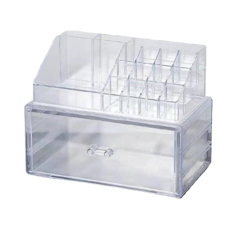 Acrylic Makeup Accessories Storage Box Space saving Jewelry Organiser with Multiple Compartments for Easy Access