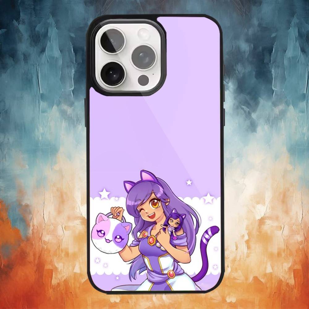 A-Aphmau Meow Anime Cats Phone Case For iPhone17,16,15,14,13,12,11 Plus,Pro Max Magnetic Magsafe Wireless Charging iPhone11