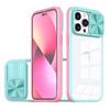 The extraordinary charm armor is suitable for iPhone16Promax magnetic mobile phone case, Apple 15 two-color anti-drop window protective case.