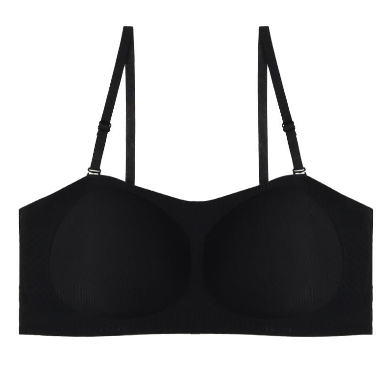 Women's Strapless Anti-Slip Support Lightweight Bra Summer Cool Breathable Comfortable Invisible Seamless Soft Wire Free Bra