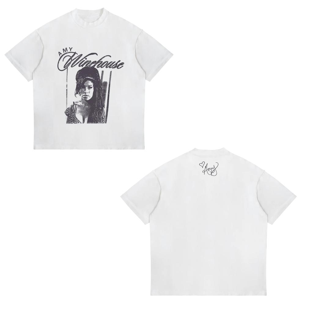 2026 Amy Winehouse Legardary TShirt Print Tees Unisex Women Cotton Short Sleeve T Shirt Hip Hop Tops Summer Streetwear Clothing