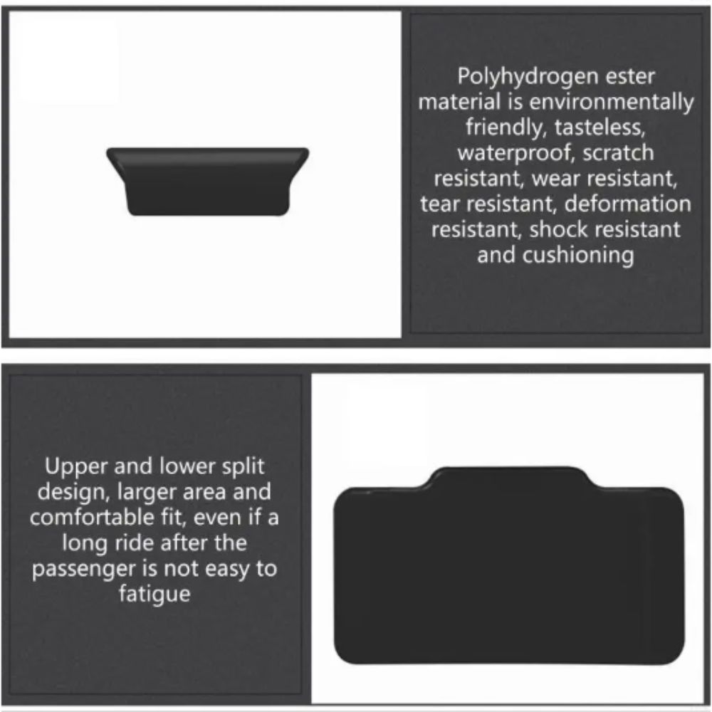 Universal Motorcycle Rear Case Shockproof Motorbike Accessories Lazy Back Pad Adventure Motorcycle