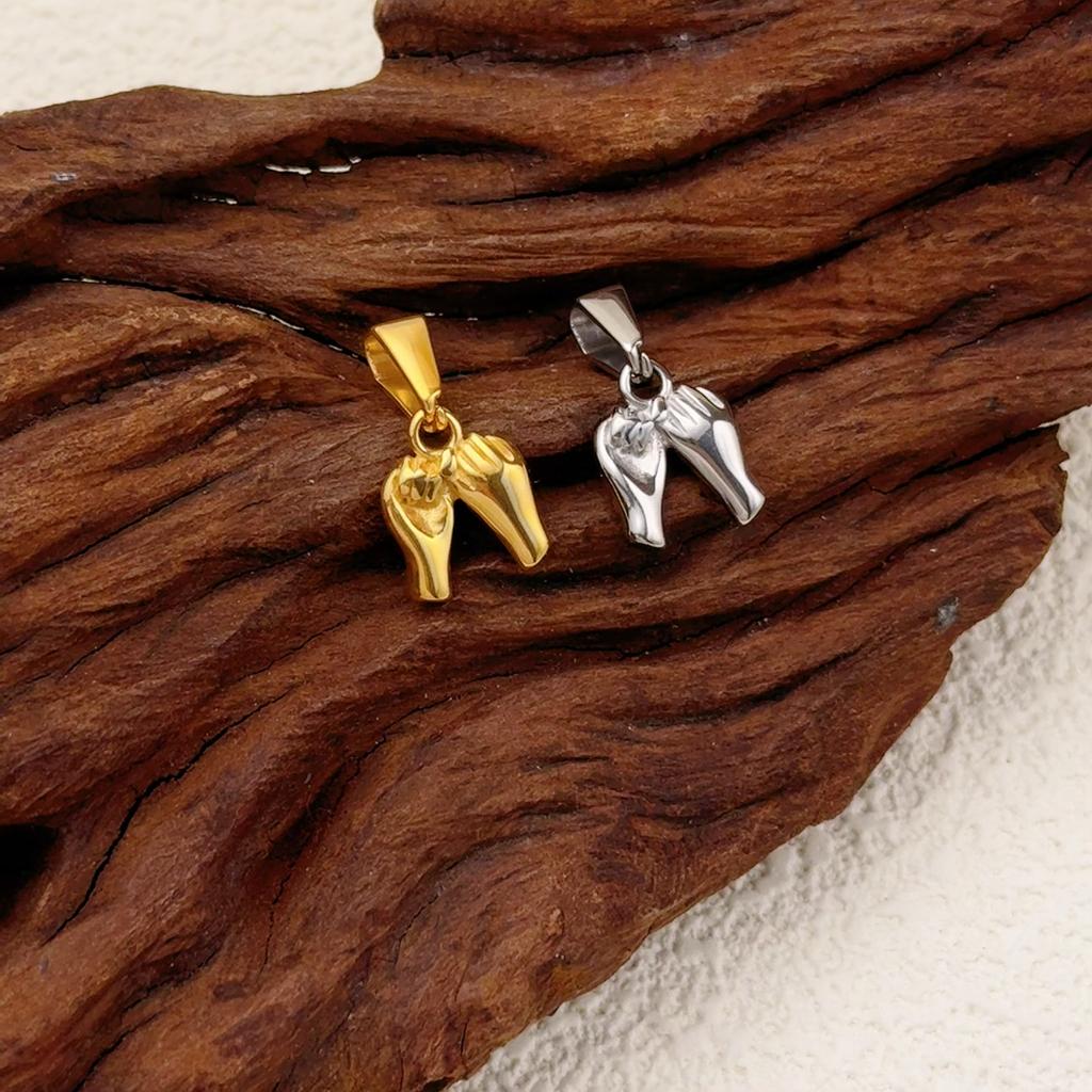 Waterproof Tarnish Free Comb Angel Coffee Cup Amor Charm Custom DIY Jewelry 18k Gold Plated Fashion Pendants Charms