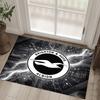 Brighton & Hove Albion Football Design Crystal Velvet Carpet Cozy Non?Slip Printed Rug For Bedroom Living Room Entrance