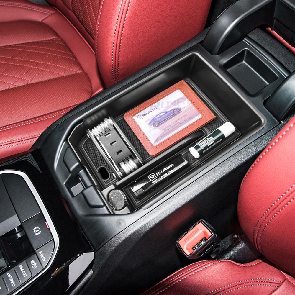 Center Console Organizer for BMW X3 G01 2018-2025 and for BMW X4 G02 2019-2025 Car Accessories Armrest Storage Box Insert Tray