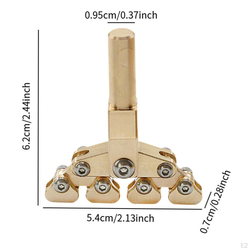 Fret Press Manually Fingerboard Multipurpose Copper Repair Tool Pressure Insert for DIY