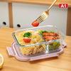 Kawayi Glass Fresh-Keeping Box Heat-Resistant Microwave Oven Bento Fridge Special Sealed Bowl Food Storage Containers