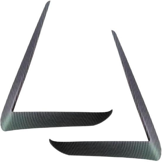Front Fog Light Trim Cover for Tesla Model Y Juniper Eyebrow Spoiler Accessories Fog Lamp Frame Blade Trim Compatible with 2025 2026 Model Y Juniper