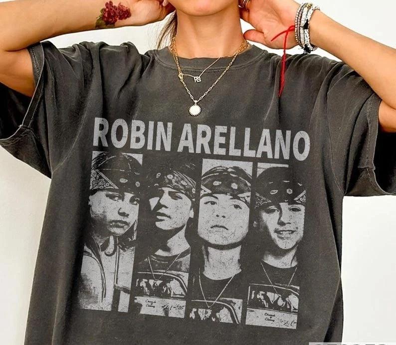 

Robin Arellano Movie Vintage Shirt, Movie Meme T-Shirt M