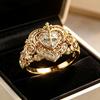 Europe, America, the new heart-shaped cross design is inlaid with a flash zircon ring.