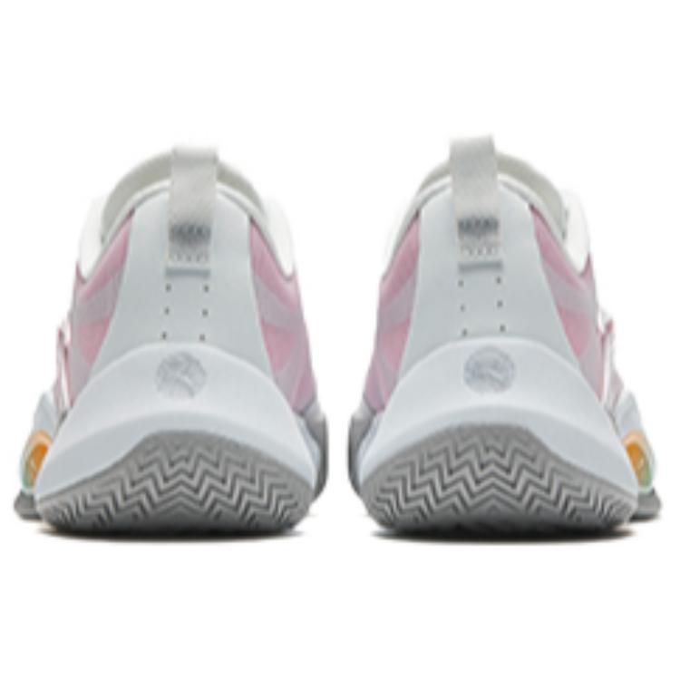 Anta Zap 1 Cushioning, Wear Resistant Low Top Basketball Shoes Men's White Pink 912421601Q-1