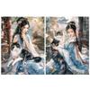 Chinese Diamond Painting Ancient Style Beauty Full Diamond Mosaic New Series Art Embroidery Cat Embroidery Set Home Decoration