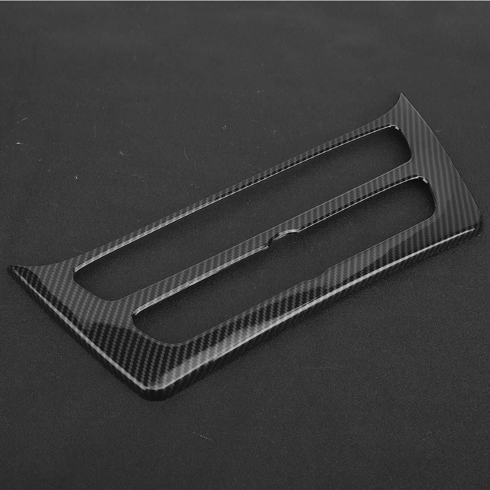 Muster aus Kohlefaser Zierleiste für Mittelkonsolenrahmen passend für Mercedes-Benz G-Klasse W463 G500 2019 2020