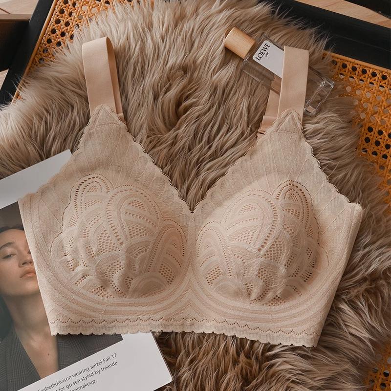 

Нижнее белье Женская коллекция Аксессуар Грудь Против провисания Регулируемая Верхняя поддержка Большой размер Бюстгальтер Без косточек Жилет 4XL бежевый