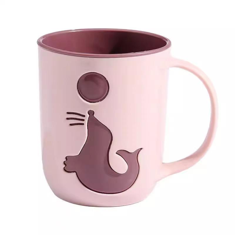 Dolphin Mouthwash Cup Simple Household Brushing Cup Couple Dormitory Toothbrush Cup Water Cup Toiletry Cup