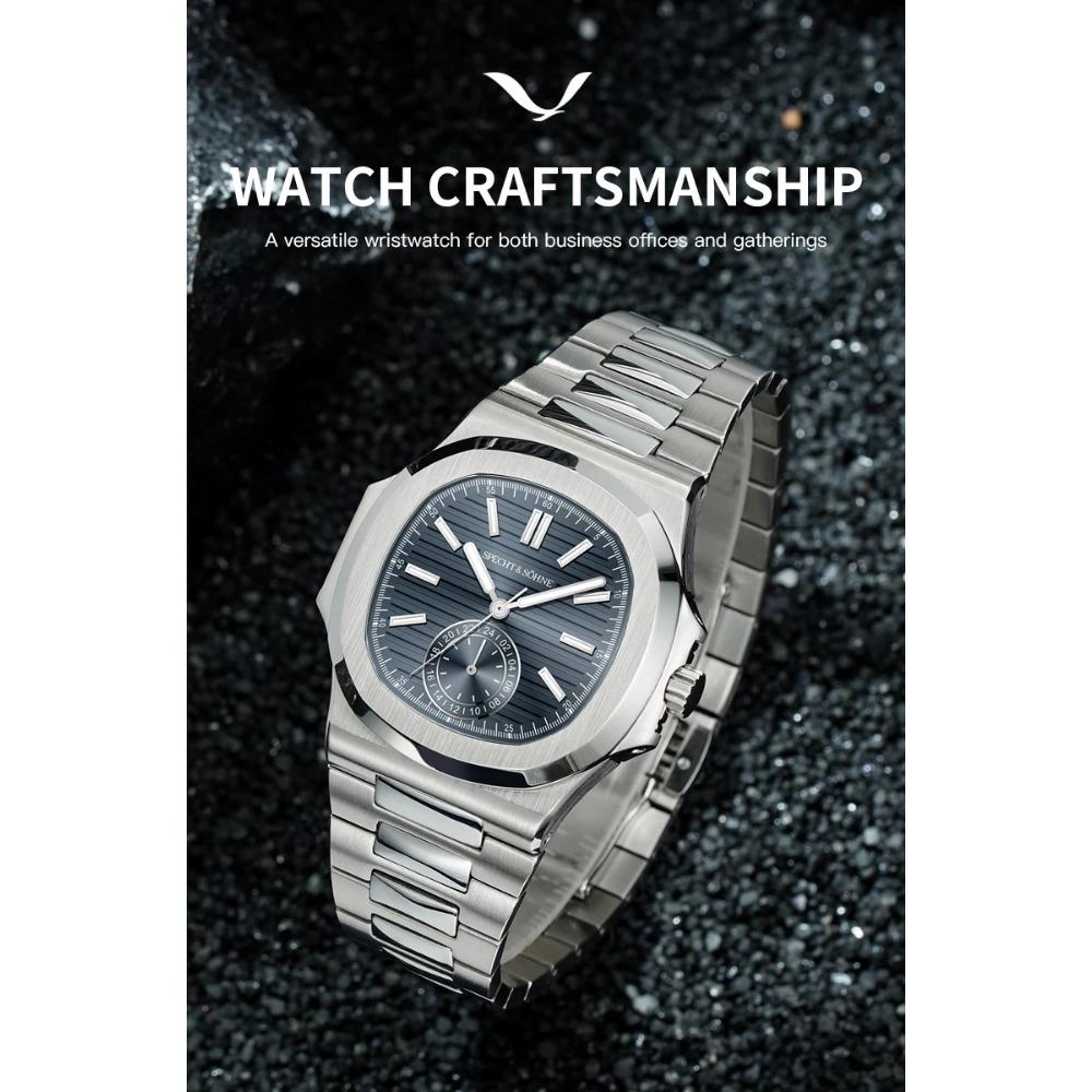 2025 Noutăți Ceasuri Specht & Söhne Classic 5980 Pentru Bărbați Ultra-subțire Oțel Cristal Safir Ceas Quartz Relogio Masculino