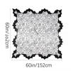 2025 New Women Halloween Shawl Spider Web Black Lace Mesh Bat Halloween Home Party Decoration Cloak for Halloween Cosplay