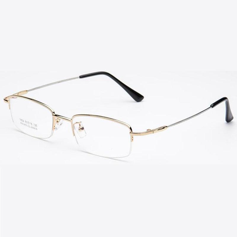 

Мужские очки с полуободковой оправой Металлические фотохромные очки Женские очки без полуободка Очки по рецепту от 0 -0.5 -0.75 до -6.0 Myopia -6.0