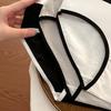 Japanese Style Classic Black White Gray Seamless Mid-waist Briefs for Women and Students Soft Breathable Comfort Cotton Crotch Underwear