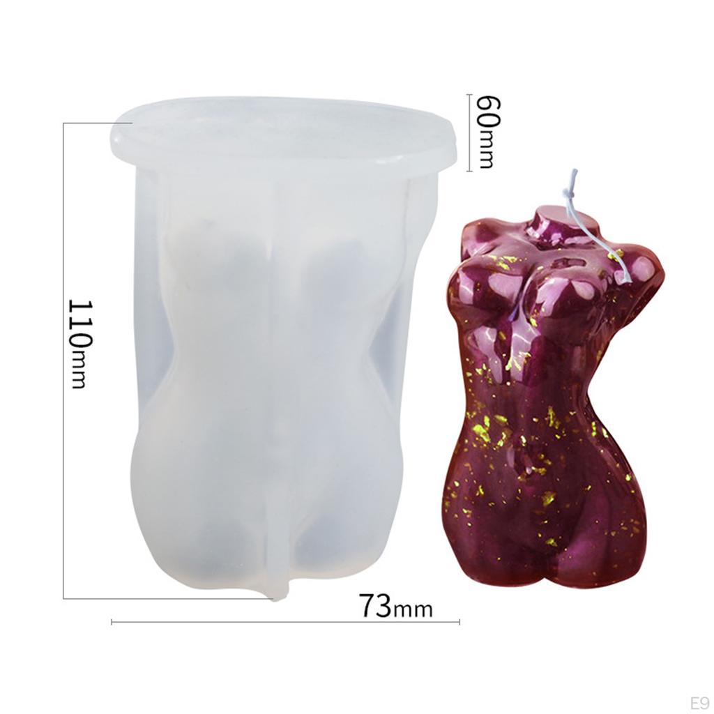 Corp Feminin 3D pentru Decorarea Torturilor Silicon Fondant Copt Decorațiune, DIY Lumânare Săpun Bijuterii