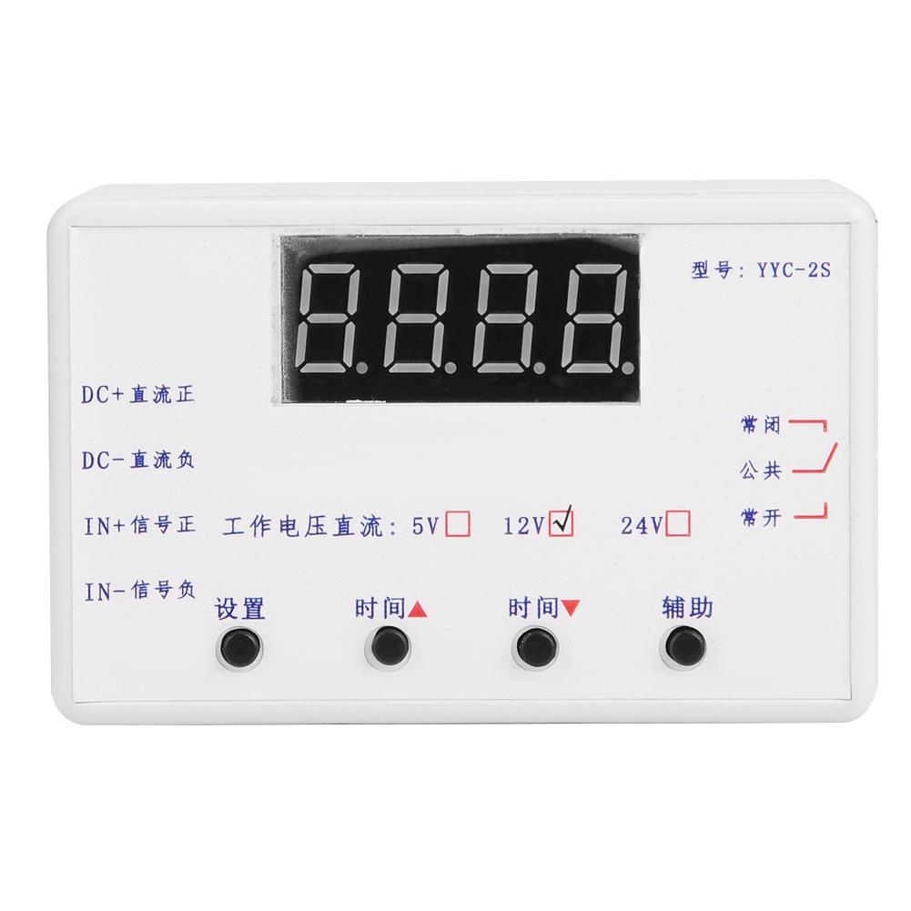 LED Display Adjustable Timer Relay Automation Control Switch Module (12V)