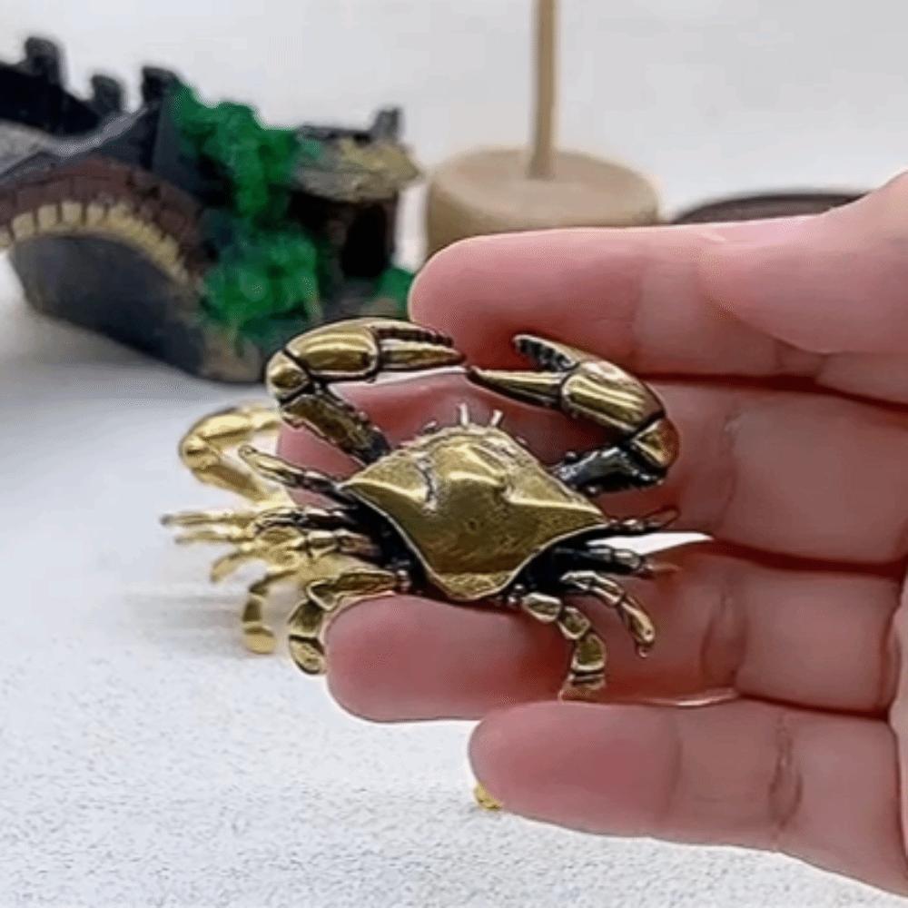 Hardware Crab Design Drawer Handles Luxury Closet Door Knobs Vintage Brass Cabinet Pulls  Window