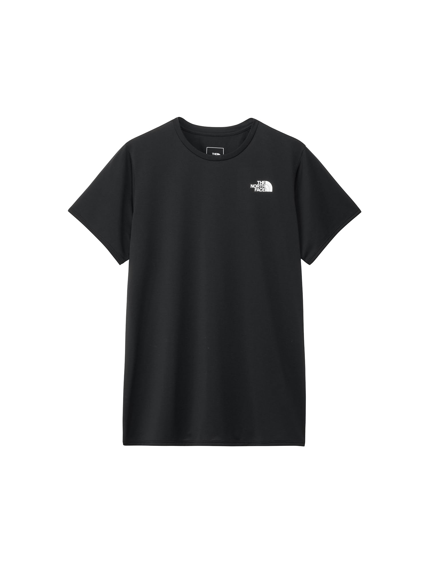 

The North Face Футболка женская GTD меланж с коротким рукавом, крой и шитье, с круглым вырезом, черная, чёрный