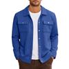 Men's Relaxed-Fit Casual Jacket Long-Sleeve Outerwear