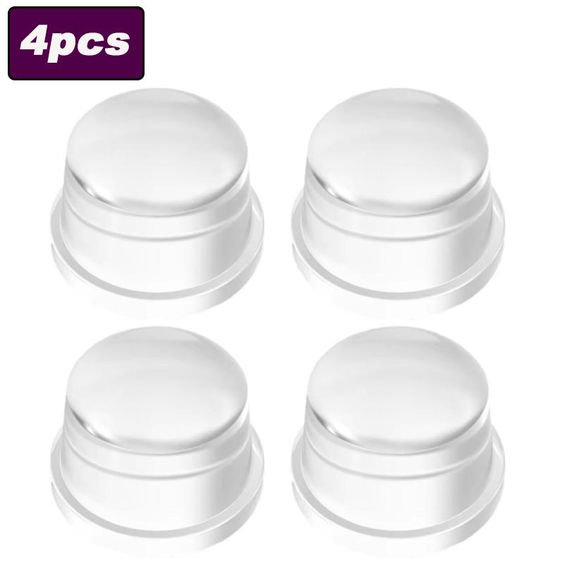 1-8 Stück Transparenter Türstopper Selbstklebender Türhalter Schnapper Bodenmontierter Türstopper zum Schutz von Wand und Möbeln