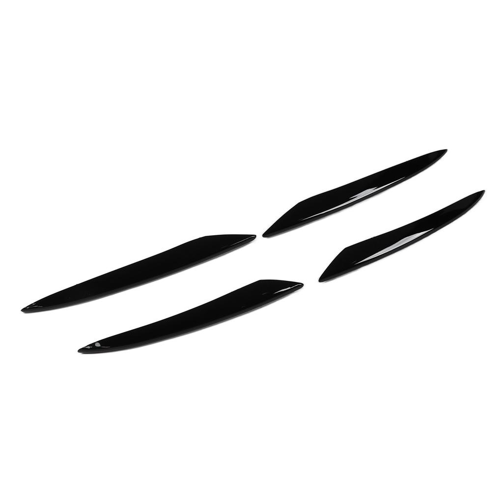 Front Bumper Canard Fin Grille Trim Replacement for MercedesBenz EClass W213 AMG Line 20162020