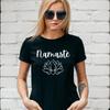 Namaste T-Shirt, Yoga, Buddhismus, Hinduismus, Meditation, Unisex oder Damen Passform