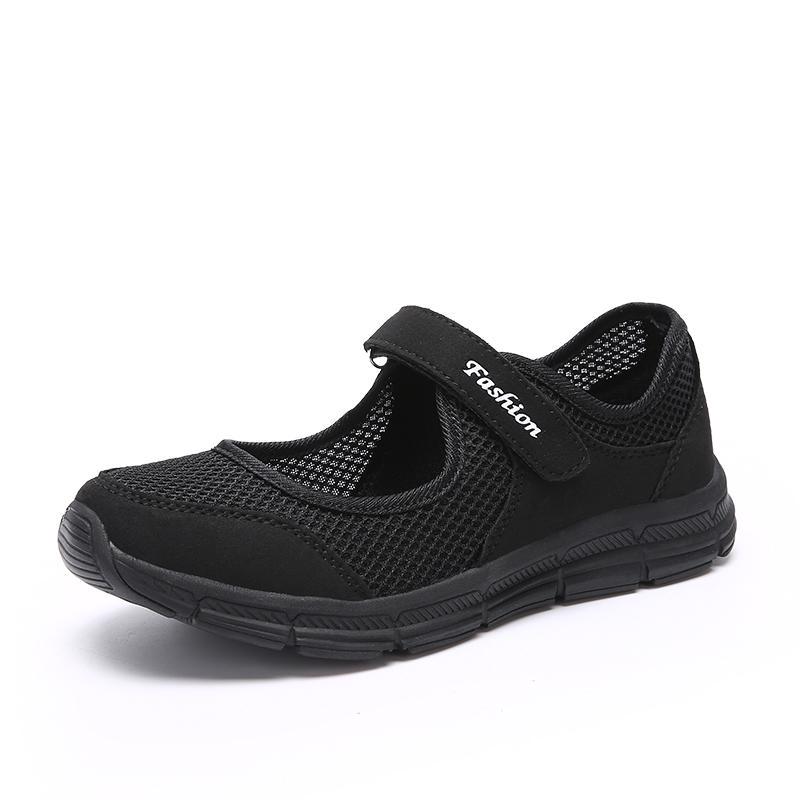 Damenmode Freizeitschuhe Atmungsaktive Schuhe Leder Freizeitsandalen