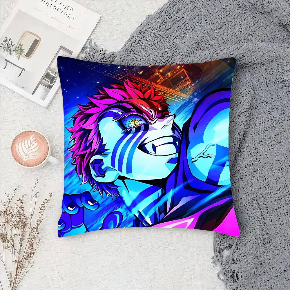 Akaza Anime Demon Slayer Kissenbezug Sofakissenbezug Zimmer Heimdekoration