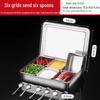 Sule Thickened Stainless Steel Commercial Condiment Box Set