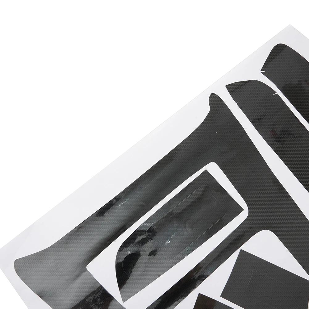 Practical Useful High Quality Interior Sticker Sticker Vinyl Accessory Black Replacement Replaces Carbon Fiber