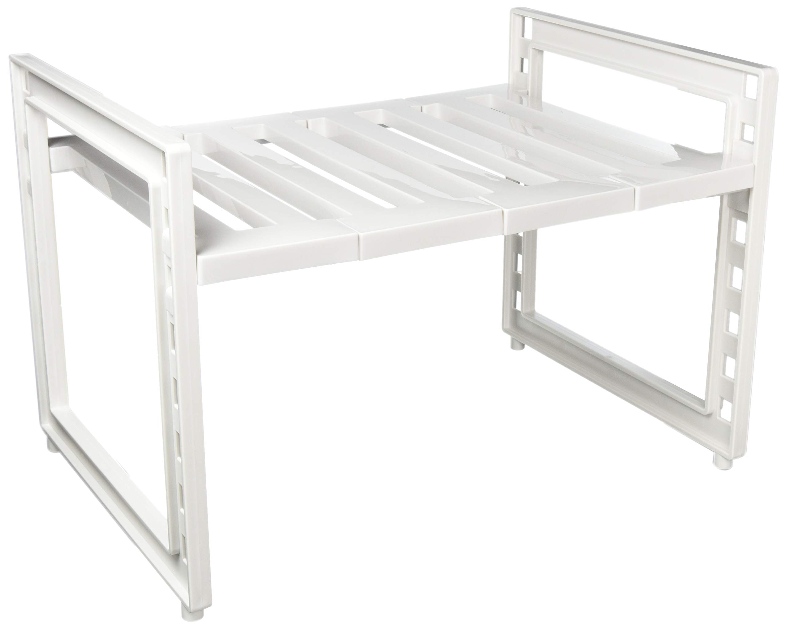 

Pearl Metal Under-Bathroom Space Rack, White, 360-530cm, Extendable, Freely Adjustable, HB-4813