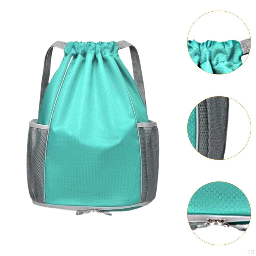 Swimming Bag Drawstring Backpack Lightweight Waterproof Fitness Portable Duffel Rucksack for