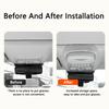 QHCP Car Sunglasses Box Holder Organizer Suede Car Glasses Holder Storage Box Case Fits For Ford Ranger 23-24 Interior Accessory