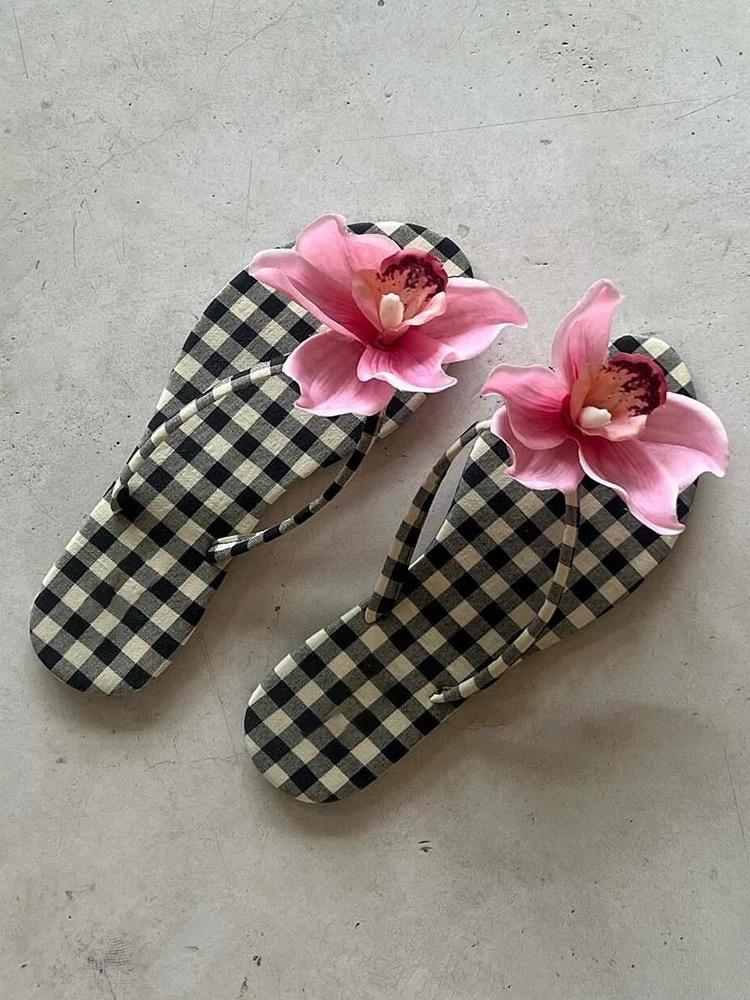 

Цветок шлепанцы тапочки товары общего назначения продажи дом ткань ЭВА 35