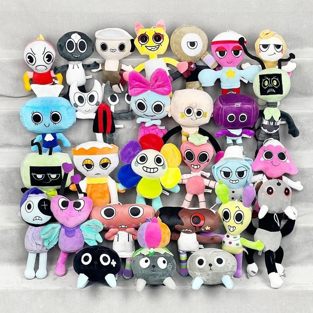 Dandy's World Plush Adorable Pillow Home Decors Horror Game Dandys World Rodger Goob Plushie Cute Anime Stuffed Soft Toy
