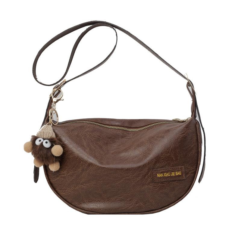 High-End Niche Bag Women'S Broadband Messenger Bag Women'S Retro Versatile One-Shoulder Dumpling Bag Women