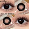Eyeshare Contact Lenses Graded 0.00~-6.00 Gray Series Colored Contact Lenses with Case Annual Use Makeup Softlens