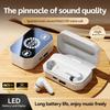 New Flip Cover Mirror Display TWS In-Ear Wireless Bluetooth Earbuds with Long Battery Life & High Sound Quality