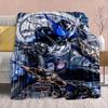 Kamen Rider Anime Flannel Blanket – Soft, Warm, Perfect for Sofas, Bedding, Camping, Travel, Office, and Home Decor – QJY