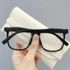 Lightweight Minimalist Square Frames Eyewear Clear Lens Glasses Blue Light Blocking Full Frame for Everyday Casual Wear