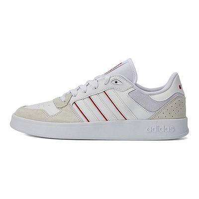 Neo Breaknet Plus Rutschfest Langlebig Low-Top Skateschuhe Herren Sneaker Weiß Rot FZ3271
