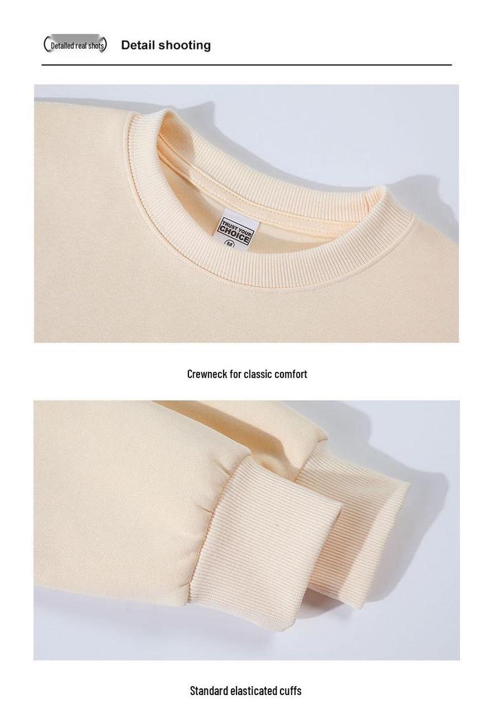 Veste Cardigan à Capuche Fermeture Éclair Poids Lourd Style Coréen Tendance pour Femmes - Sweatshirt Décontracté Automne 350g.