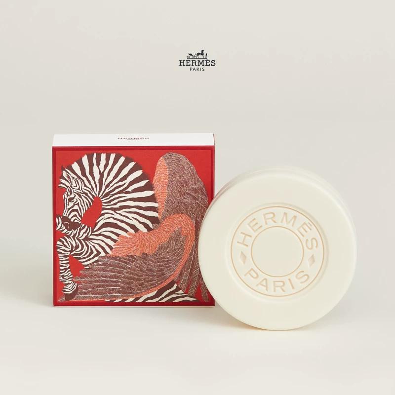 Hermes Nile Garden Fragrance Soap Refreshing Moisturizing Repair Fragrance Source Light Luxurious Fragrance Care 2252133-Crimson Fire Ginseng 100g